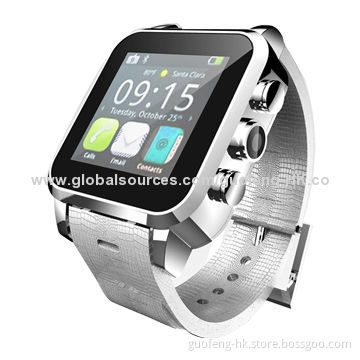 3G Smart Watch Mobile Phone with GPS/G-sensor 512MB/4GB RAM/ROM, 600mAh Battery Capacity